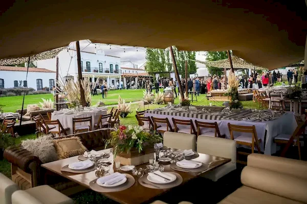 Gardens with Tent