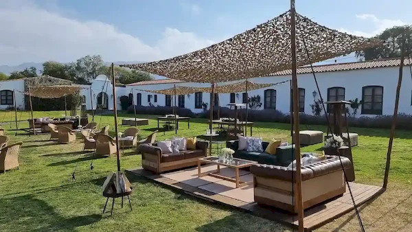 Gardens with Tent