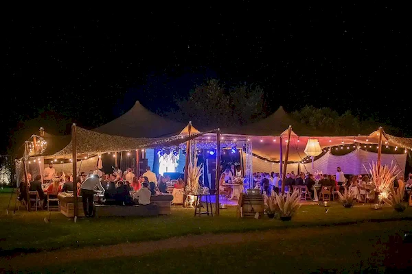 Gardens with Tent