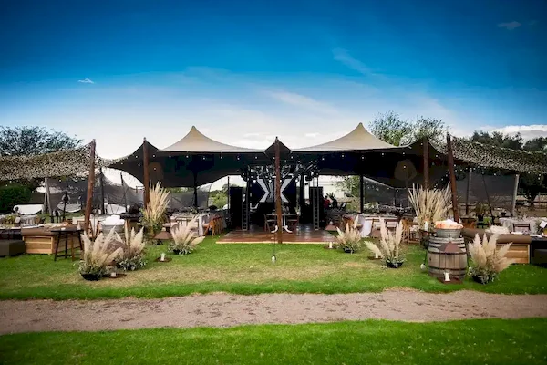 Gardens with Tent